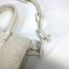 Secondhand Louis Vuitton Plat White Leather Bag