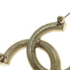Secondhand Chanel Coco Mark Purple Gold Plated Jewelry