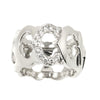 Secondhand Cartier C Silver White Gold Jewelry