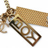 Secondhand Chanel Boy Gold Plated Jewelry