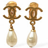 Secondhand Chanel Coco Mark Gold Plated Jewelry
