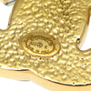 Secondhand Chanel Coco Mark Black Gold Plated Jewelry