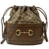 Secondhand Gucci Horsebit Brown Canvas Bag