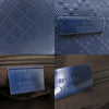 Secondhand Gucci Diamante Navy Leather Bag