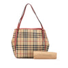 Secondhand Burberry Small Haymarket Check Coated Canvas Canterbury Tote