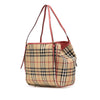 Secondhand Burberry Small Haymarket Check Coated Canvas Canterbury Tote
