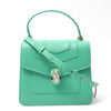 Secondhand Bulgari Serpenti Green Leather Bag