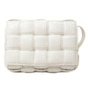 Secondhand Bottega Veneta Cassette White Leather Bag