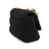 Secondhand Chanel 19 Black Tweed Bag