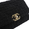 Secondhand Chanel 19 Black Tweed Bag
