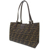 Secondhand Fendi Baguette Black Canvas Bag