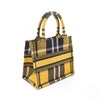Secondhand Dior Book Tote Yellow Canvas Bag