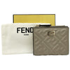 Secondhand Fendi Baguette Grey Leather Accessories
