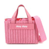 Secondhand Miu Canapa Pink Plastic Bag
