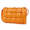 Secondhand Bottega Veneta Cassette Orange Leather Bag