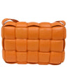 Secondhand Bottega Veneta Cassette Orange Leather Bag