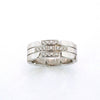 Secondhand Cartier Tank Française Silver White Gold Jewelry