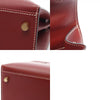 Secondhand Hermès Kelly 32 Burgundy Leather Bag