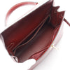 Secondhand Hermès Kelly 32 Burgundy Leather Bag