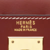 Secondhand Hermès Kelly 32 Burgundy Leather Bag