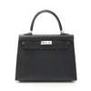 Secondhand Hermès Kelly 25 Black Leather Bag
