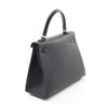 Secondhand Hermès Kelly 25 Black Leather Bag