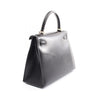Secondhand Hermès Kelly 28 Black Leather Bag