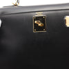 Secondhand Hermès Kelly 28 Black Leather Bag