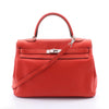 Secondhand Hermès Kelly 35 Red Leather Bag