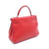 Secondhand Hermès Kelly 32 Red Leather Bag