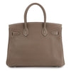 Secondhand Hermès Birkin 30 Grey Leather Bag