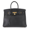 Secondhand Hermès Birkin 35 Black Leather Bag