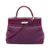 Secondhand Hermès Kelly 35 Purple Leather Bag