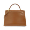 Secondhand Hermès Kelly 32 Brown Leather Bag