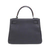 Secondhand Hermès Kelly 28 Navy Leather Bag