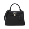Secondhand Hermès Kelly 25 Black Leather Bag