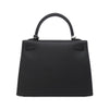 Secondhand Hermès Kelly 25 Black Leather Bag