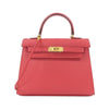 Secondhand Hermès Kelly Red Leather Bag