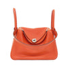 Secondhand Hermès Lindy Orange Leather Bag