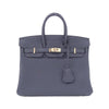 Secondhand Hermès Birkin 25 Grey Leather Bag