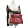 Secondhand Hermès Kelly 32 Red Leather Bag