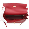 Secondhand Hermès Kelly 32 Red Leather Bag