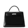 Secondhand Hermès Kelly 32 Black Leather Bag