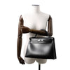 Secondhand Hermès Kelly 32 Black Leather Bag