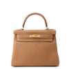 Secondhand Hermès Kelly 28 Brown Leather Bag
