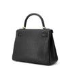 Secondhand Hermès Kelly 28 Black Leather Bag