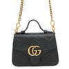 Secondhand Gucci Marmont Black Leather Bag