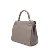 Secondhand Hermès Kelly 28 Grey Leather Bag