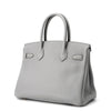 Secondhand Hermès Birkin 30 Grey Leather Bag