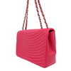 Secondhand Chanel Single flap Pink Leather Bag